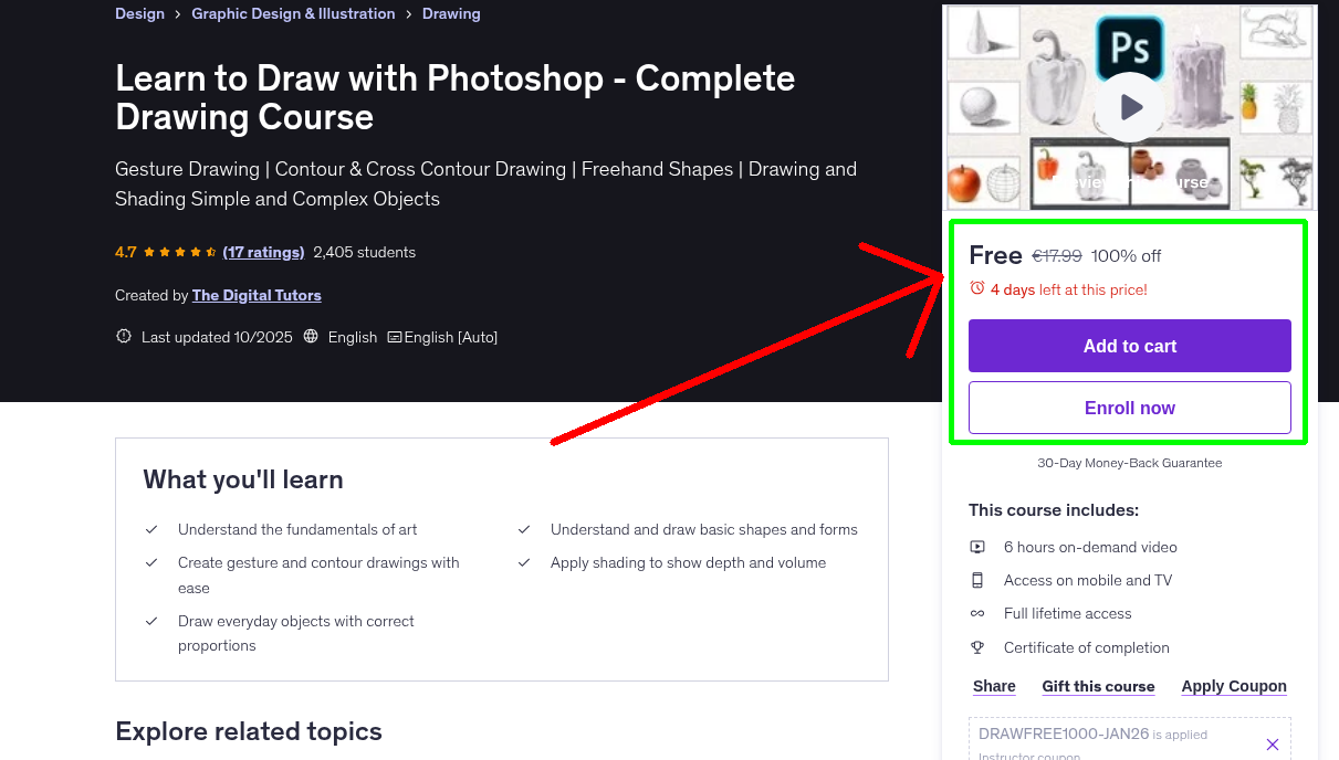 Learn to Draw with Photoshop - Complete Drawing Course