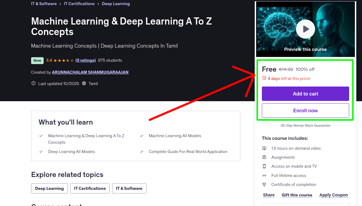 Machine Learning & Deep Learning A To Z Concepts