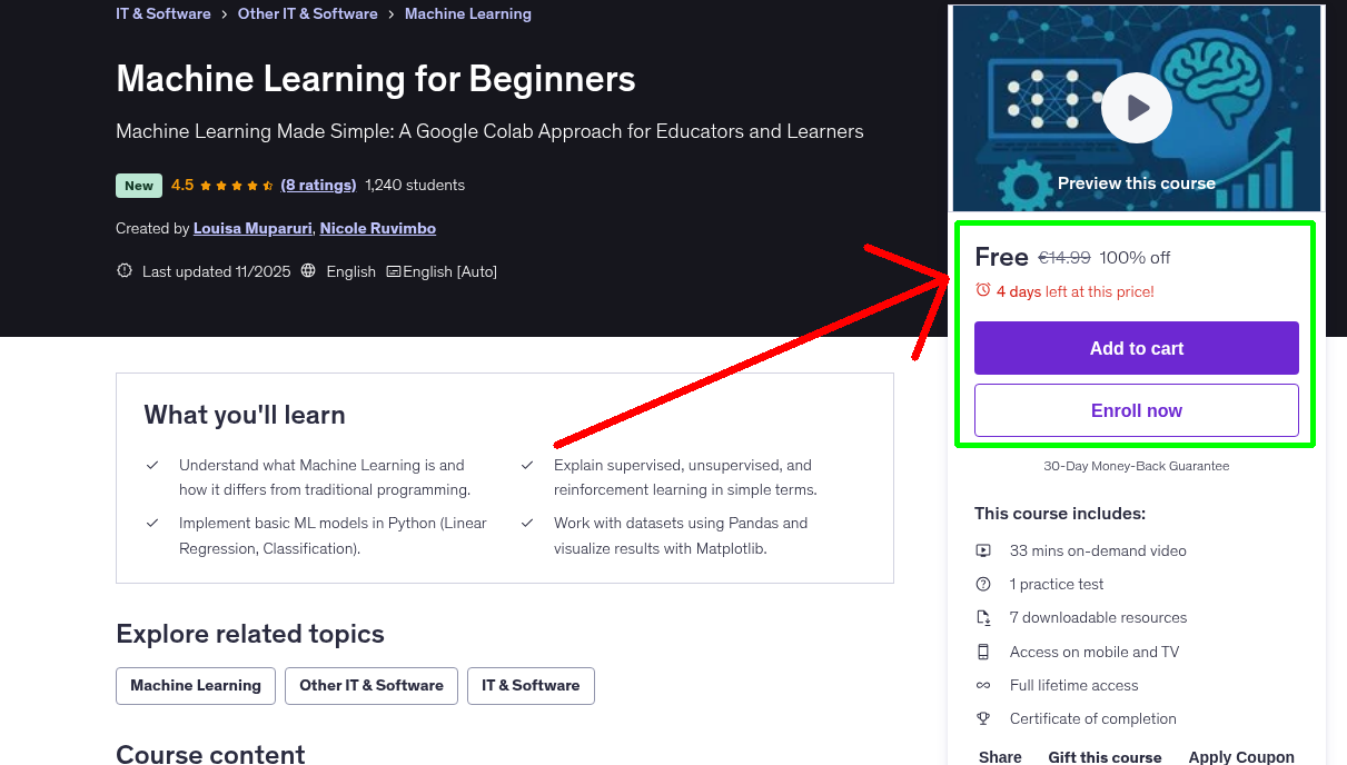 Machine Learning for Beginners