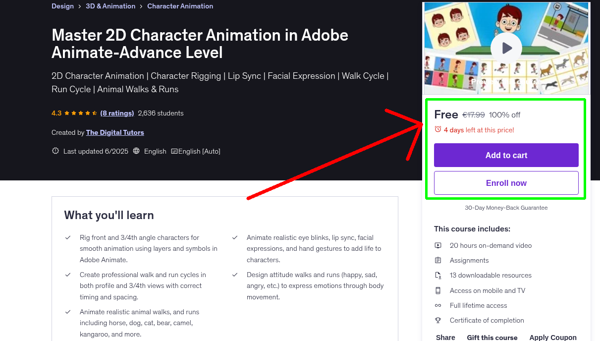 Master 2D Character Animation in Adobe Animate-Advance Level