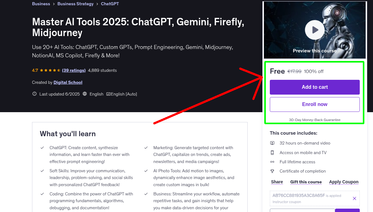 Master AI Tools 2025: ChatGPT, Gemini, Firefly, Midjourney