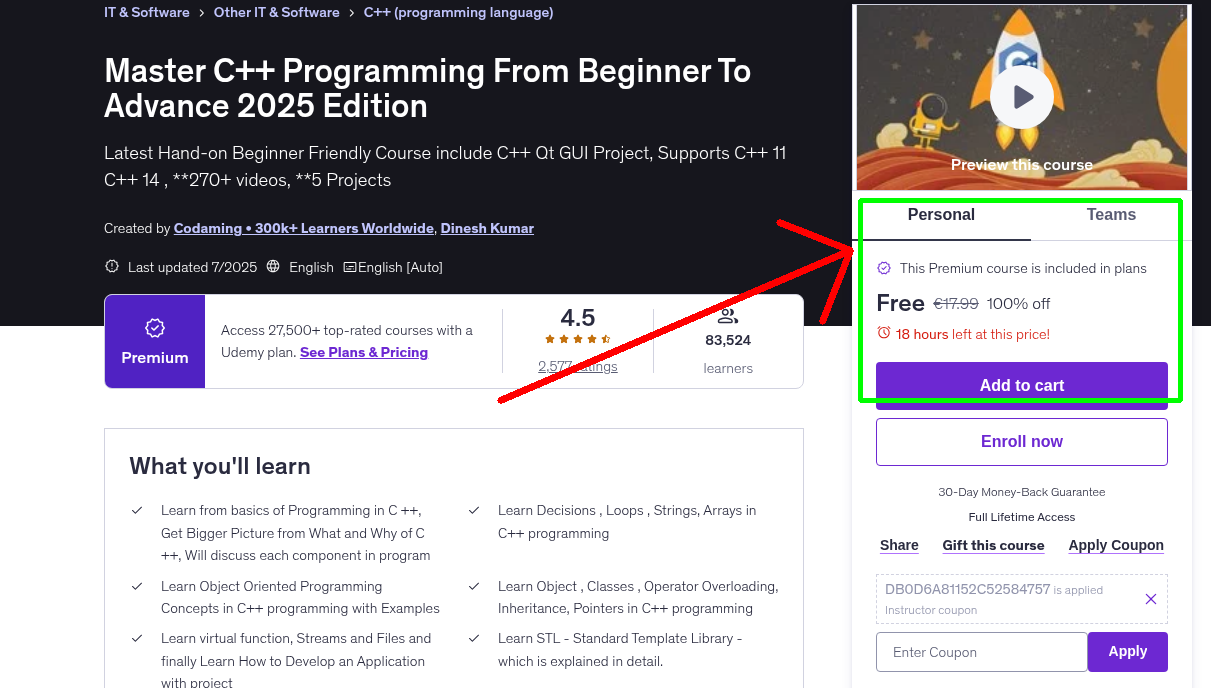 Master C++ Programming From Beginner To Advance 2025 Edition