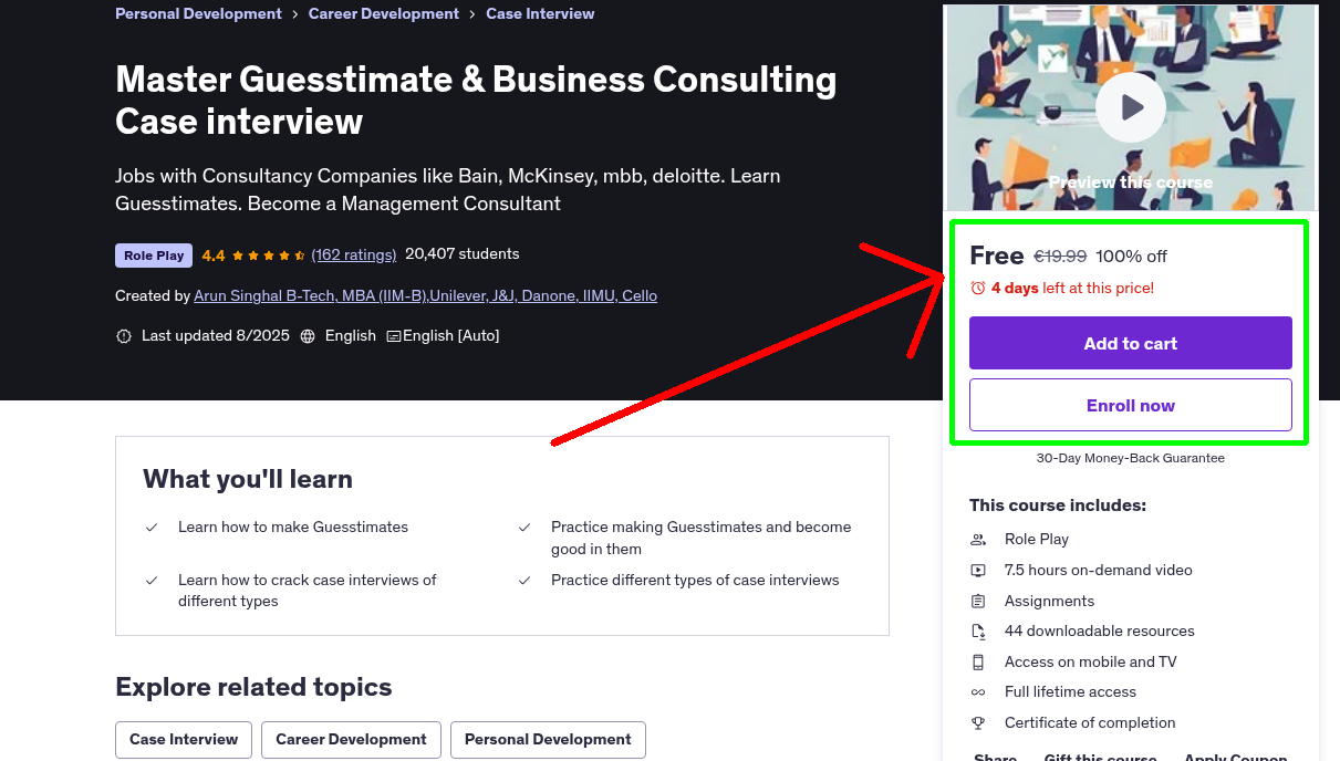 Master Guesstimate & Business Consulting Case interview