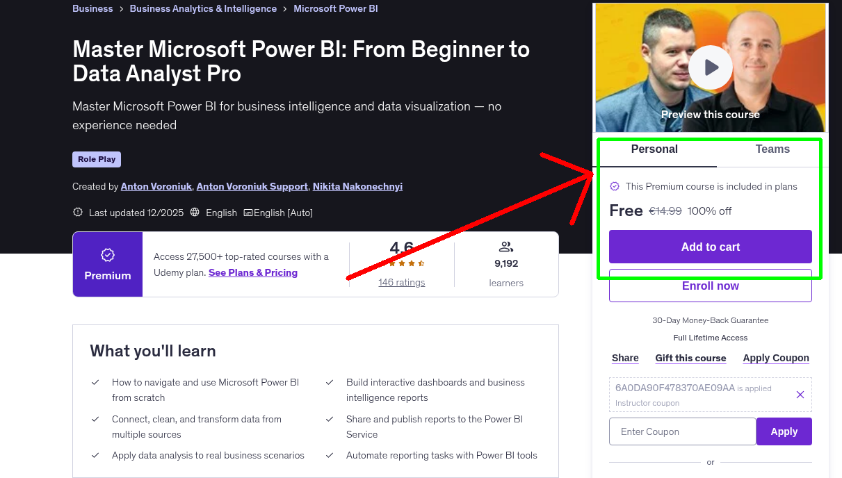 Master Microsoft Power BI: From Beginner to Data Analyst Pro