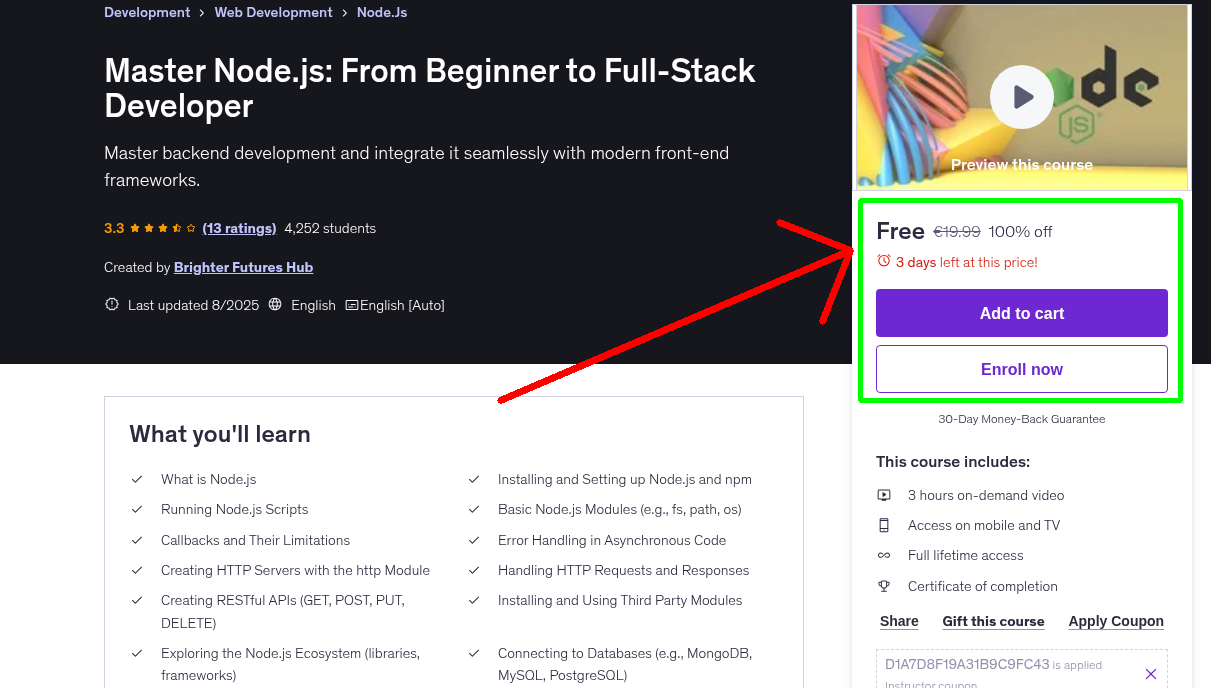Master Node.js: From Beginner to Full-Stack Developer