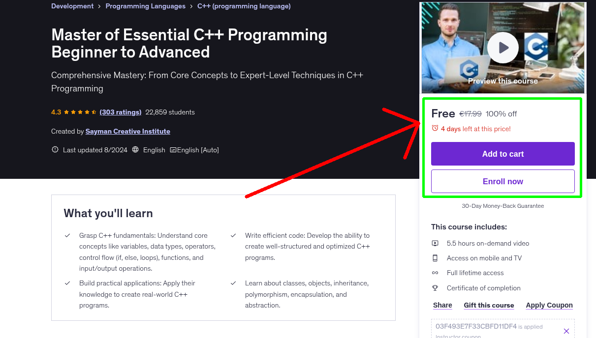 Master of Essential C++ Programming Beginner to Advanced