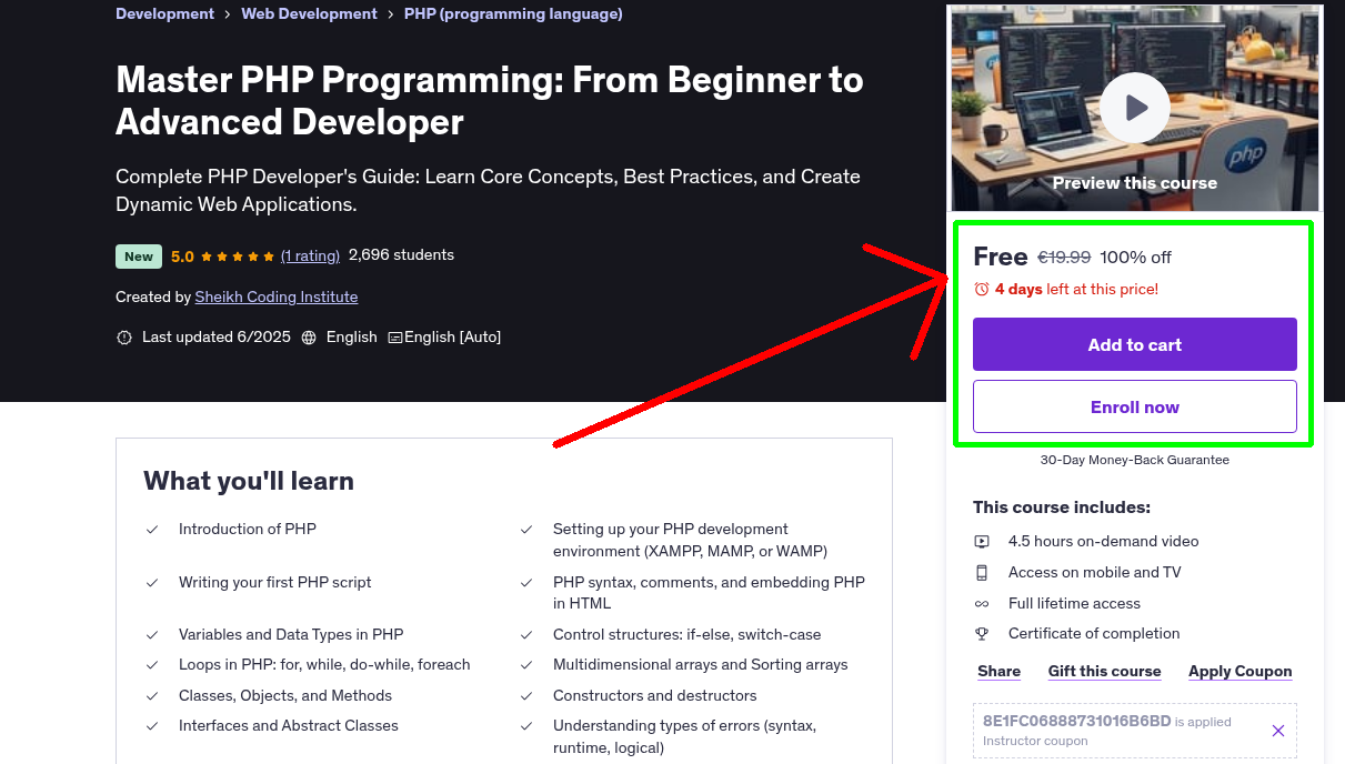 Master PHP Programming: From Beginner to Advanced Developer