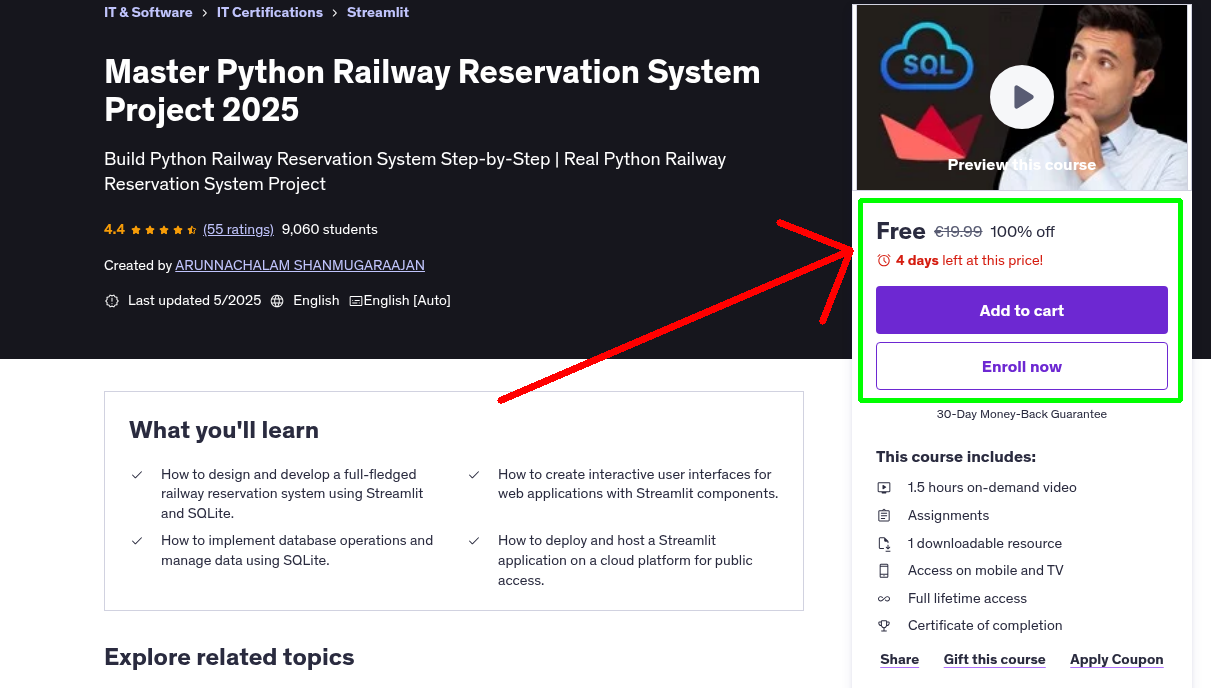 Master Python Railway Reservation System Project 2025