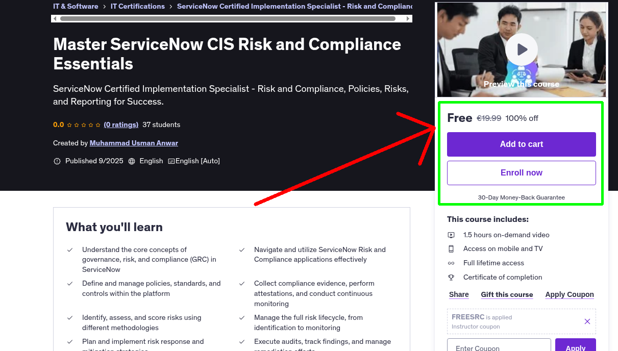 Master ServiceNow CIS Risk and Compliance Essentials