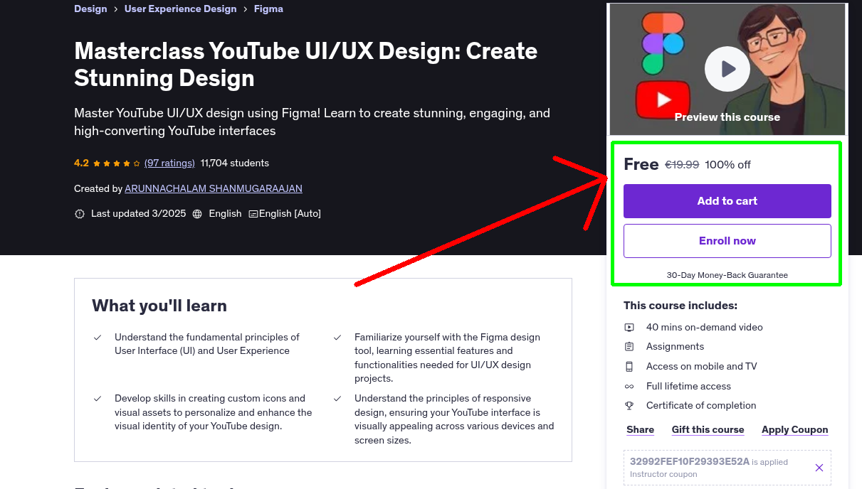 Masterclass YouTube UI/UX Design: Create Stunning Design