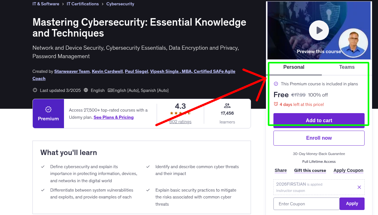 Mastering Cybersecurity: Essential Knowledge and Techniques