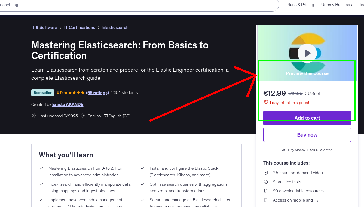 Mastering Elasticsearch: From Basics to Certification