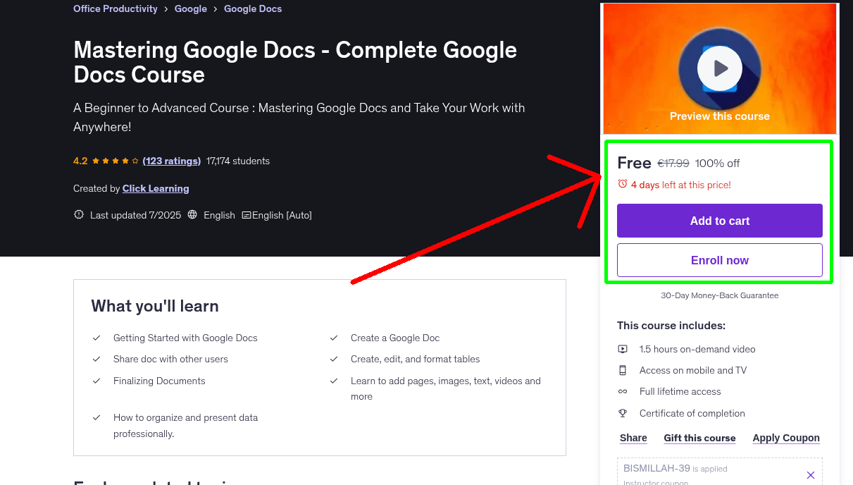 Mastering Google Docs - Complete Google Docs Course