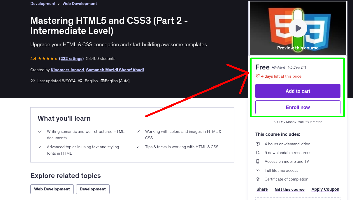 Mastering HTML5 and CSS3 (Part 2 - Intermediate Level)