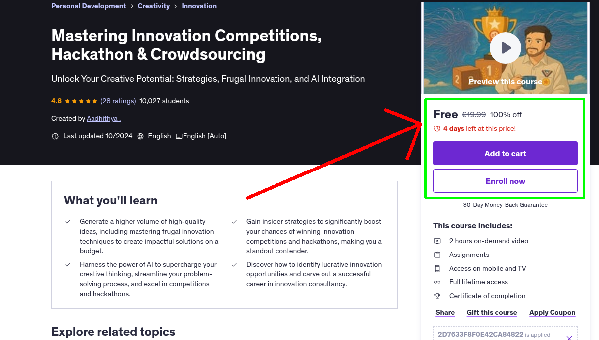 Mastering Innovation Competitions, Hackathon & Crowdsourcing