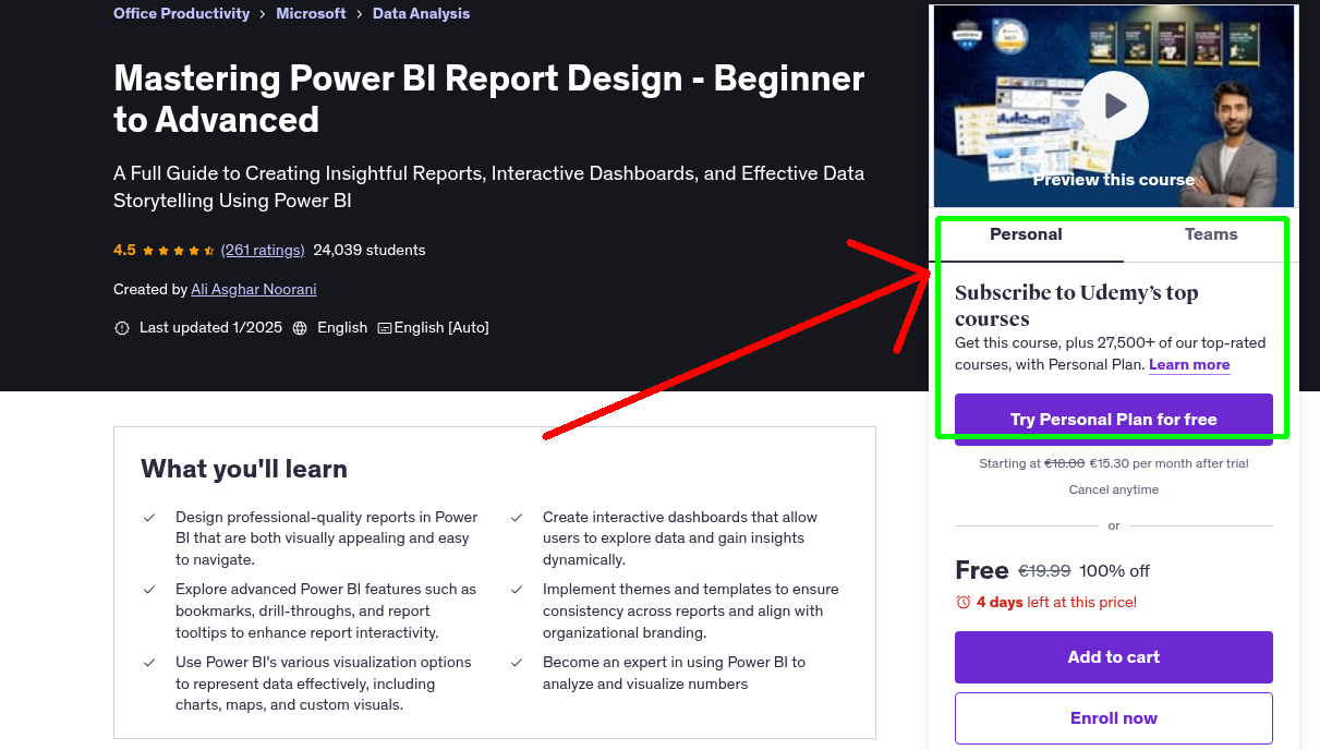 Mastering Power BI Report Design - Beginner to Advanced