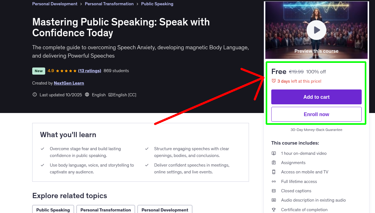 Mastering Public Speaking: Speak with Confidence Today