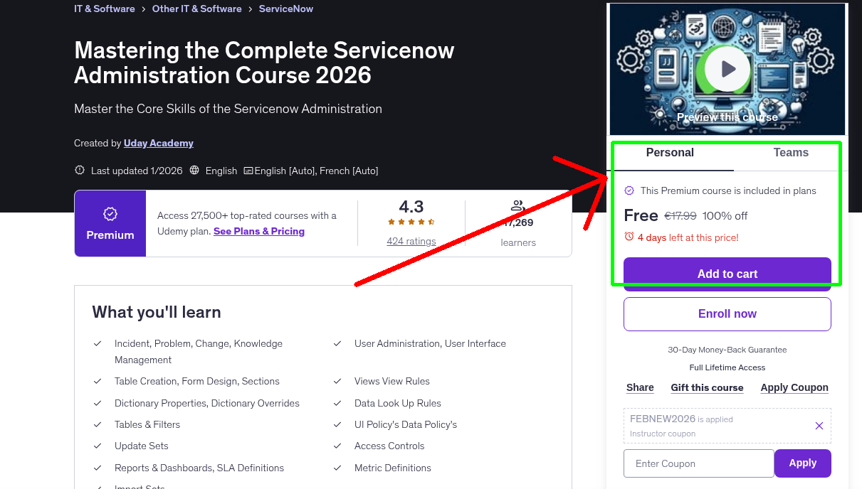 Mastering the Complete Servicenow Administration Course 2026