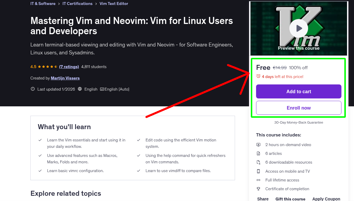 Mastering Vim and Neovim: Vim for Linux Users and Developers