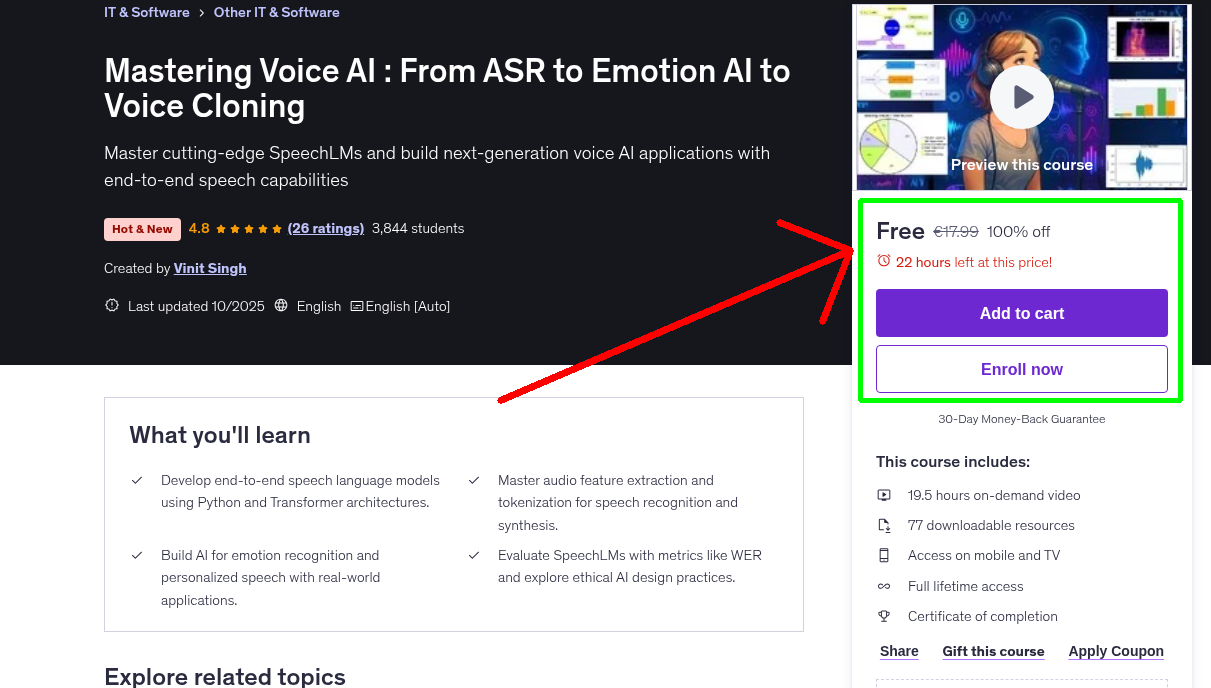 Mastering Voice AI : From ASR to Emotion AI to Voice Cloning