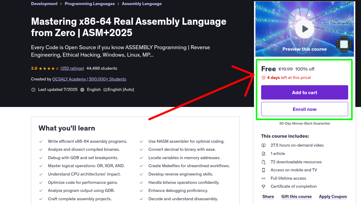 Mastering x86-64 Real Assembly Language from Zero | ASM+2025