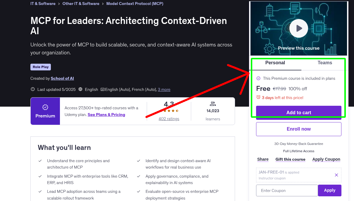 MCP for Leaders: Architecting Context-Driven AI