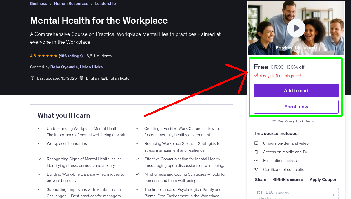 Mental Health for the Workplace