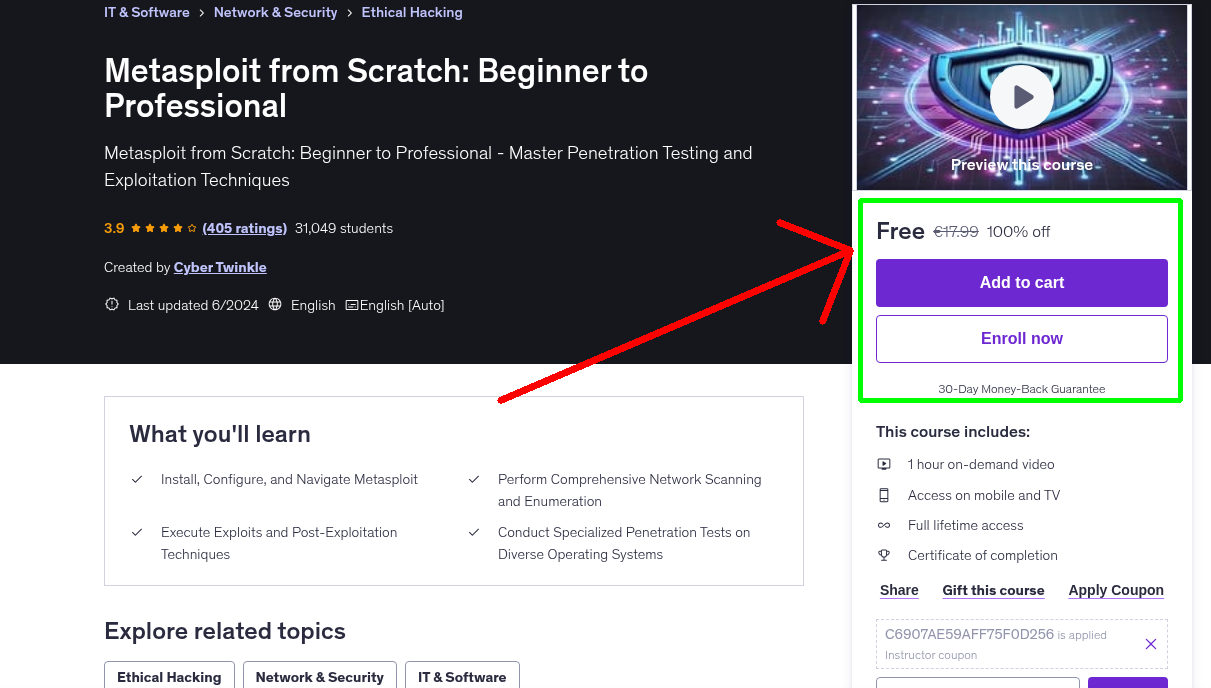 Metasploit from Scratch: Beginner to Professional