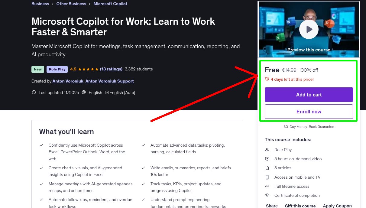 Microsoft Copilot for Work: Learn to Work Faster & Smarter