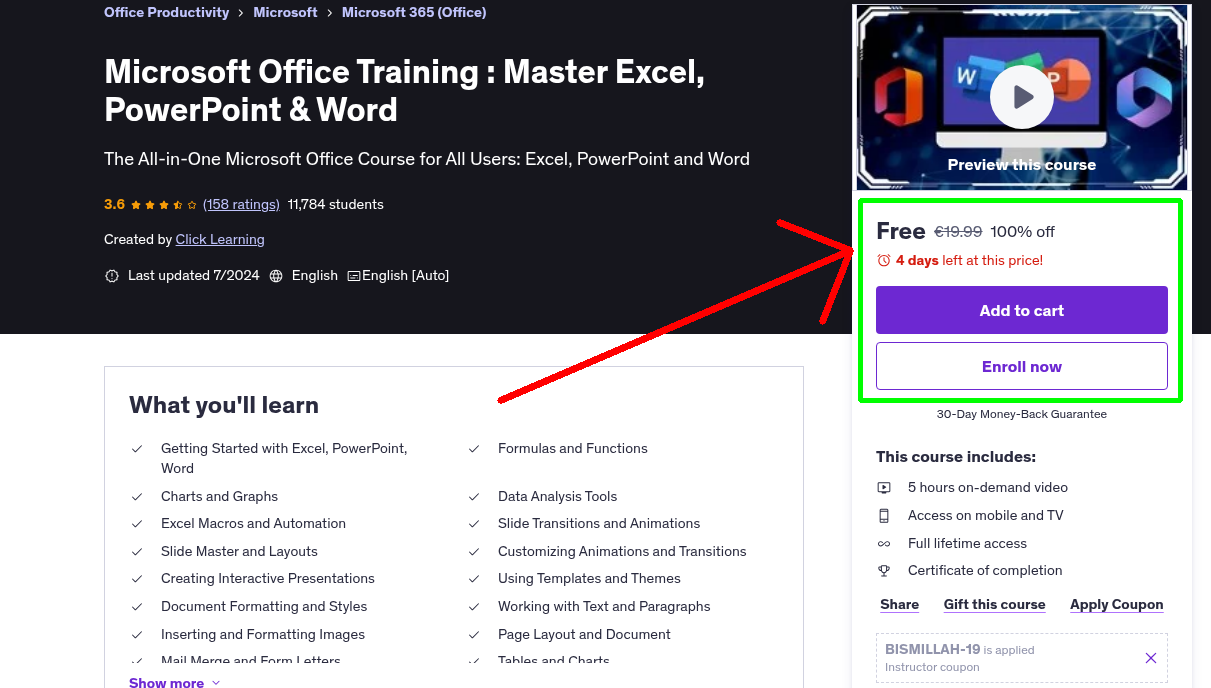 Microsoft Office Training : Master Excel, PowerPoint & Word