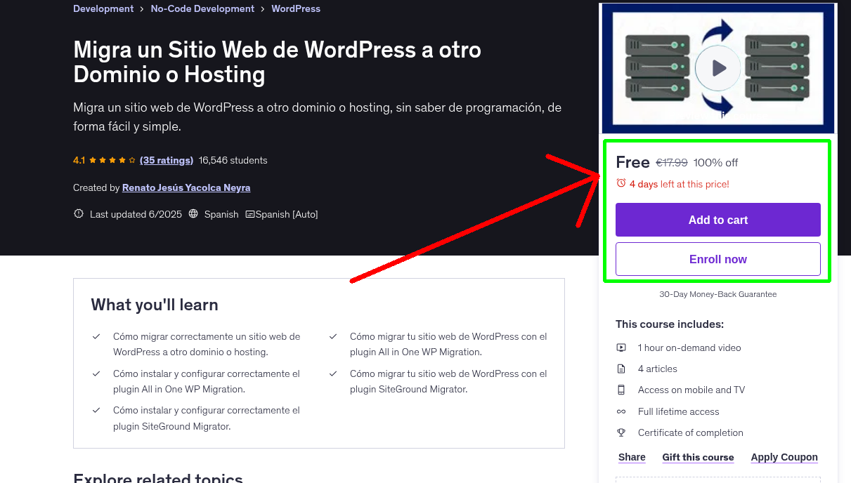 Migra un Sitio Web de WordPress a otro Dominio o Hosting