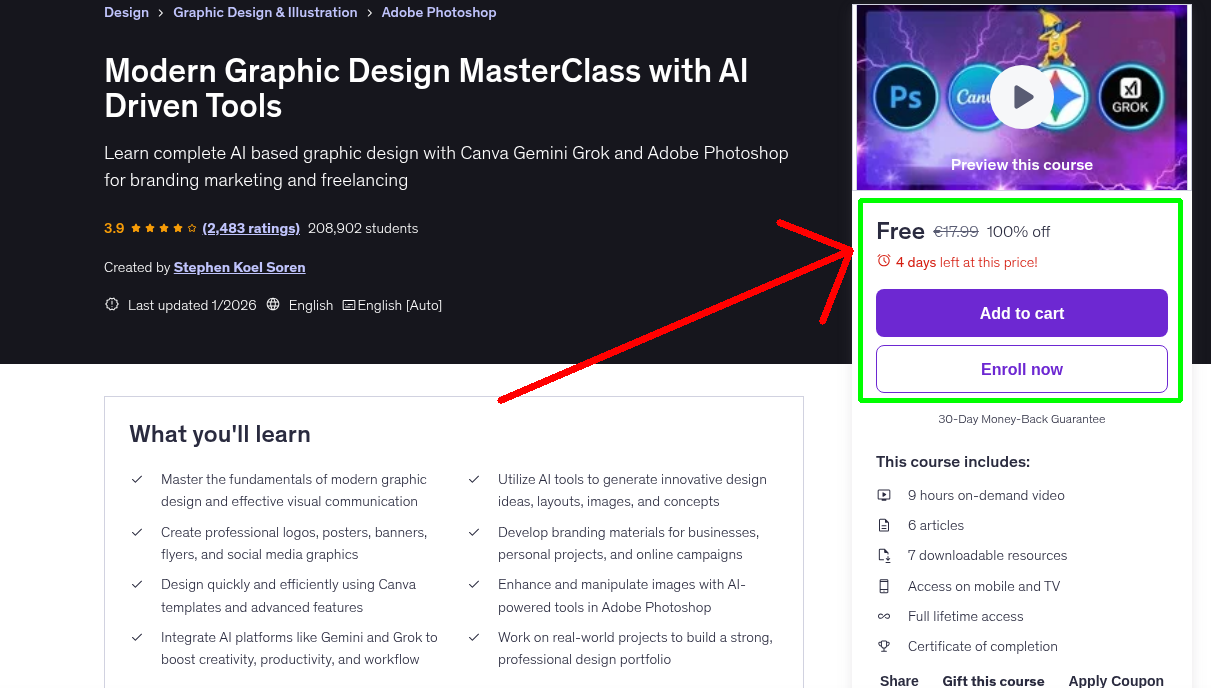 Modern Graphic Design MasterClass with AI Driven Tools