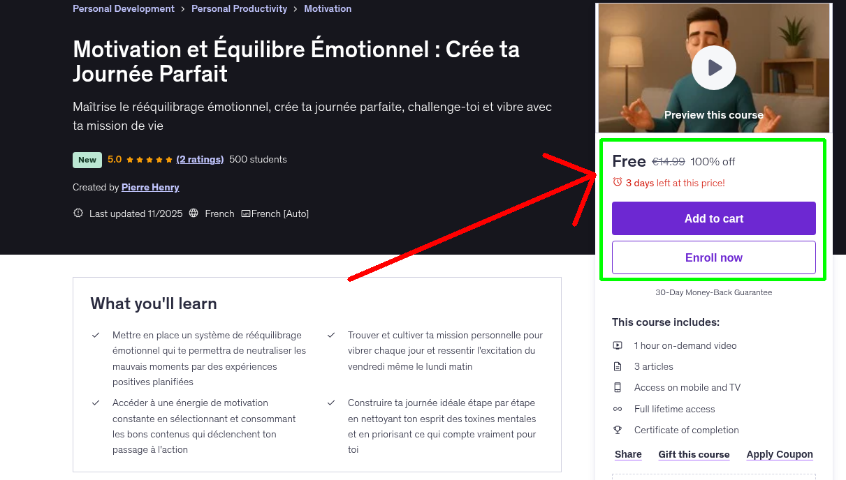 Motivation et Équilibre Émotionnel : Crée ta Journée Parfait