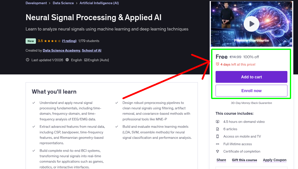 Neural Signal Processing & Applied AI