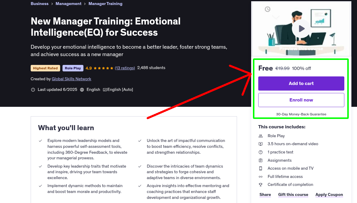 New Manager Training: Emotional Intelligence(EQ) for Success