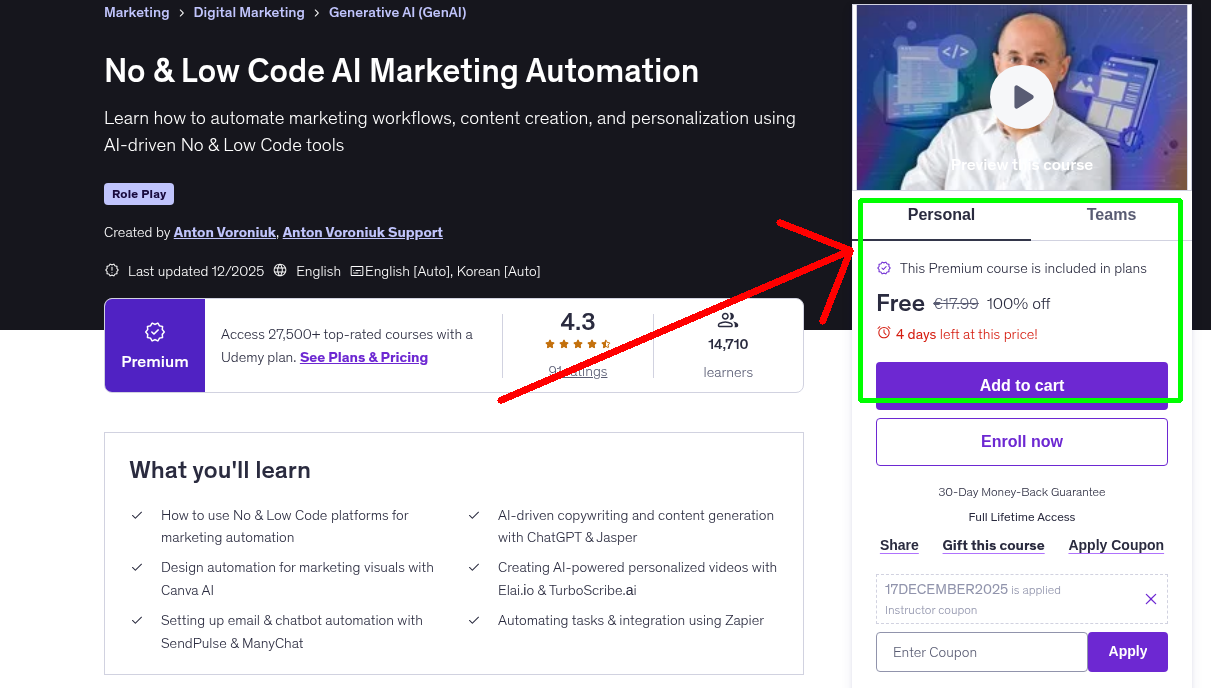 No & Low Code AI Marketing Automation