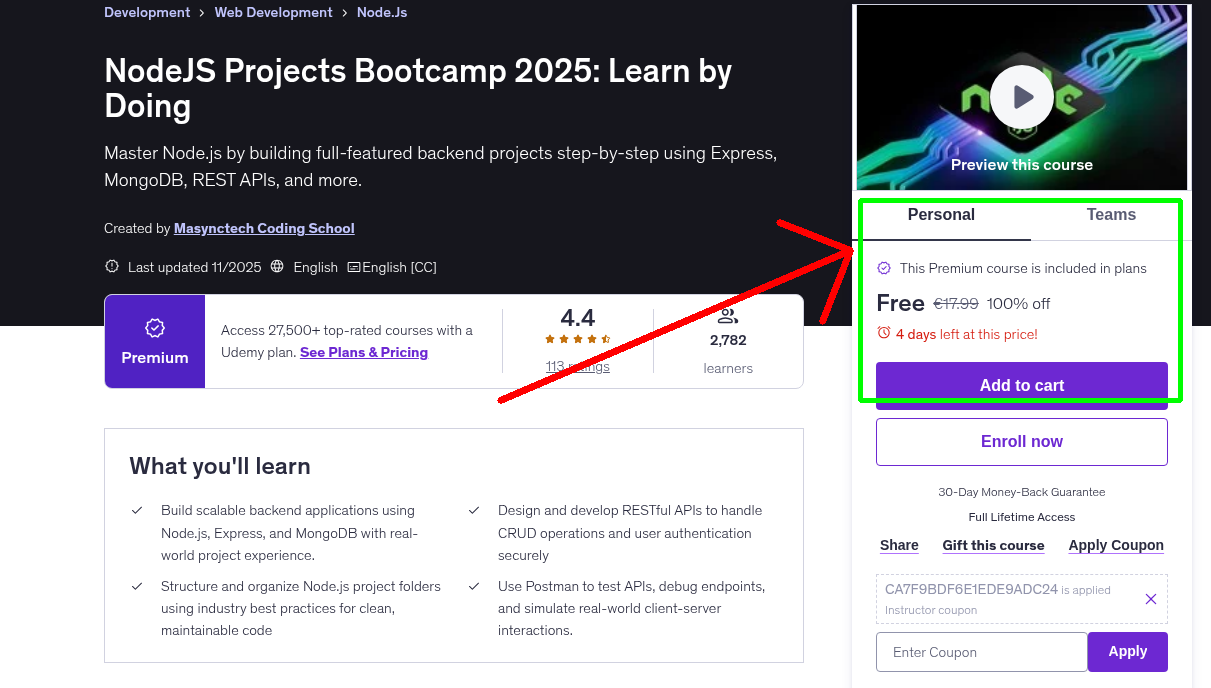 NodeJS Projects Bootcamp 2025: Learn by Doing