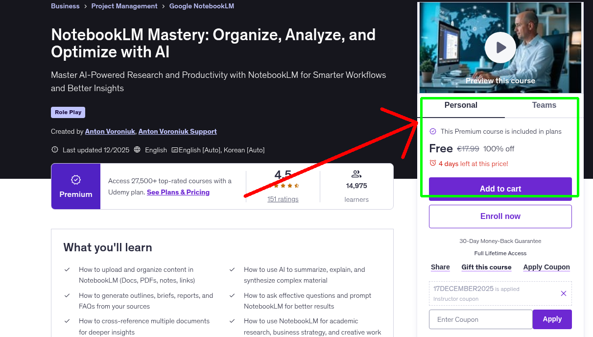 NotebookLM Mastery: Organize, Analyze, and Optimize with AI