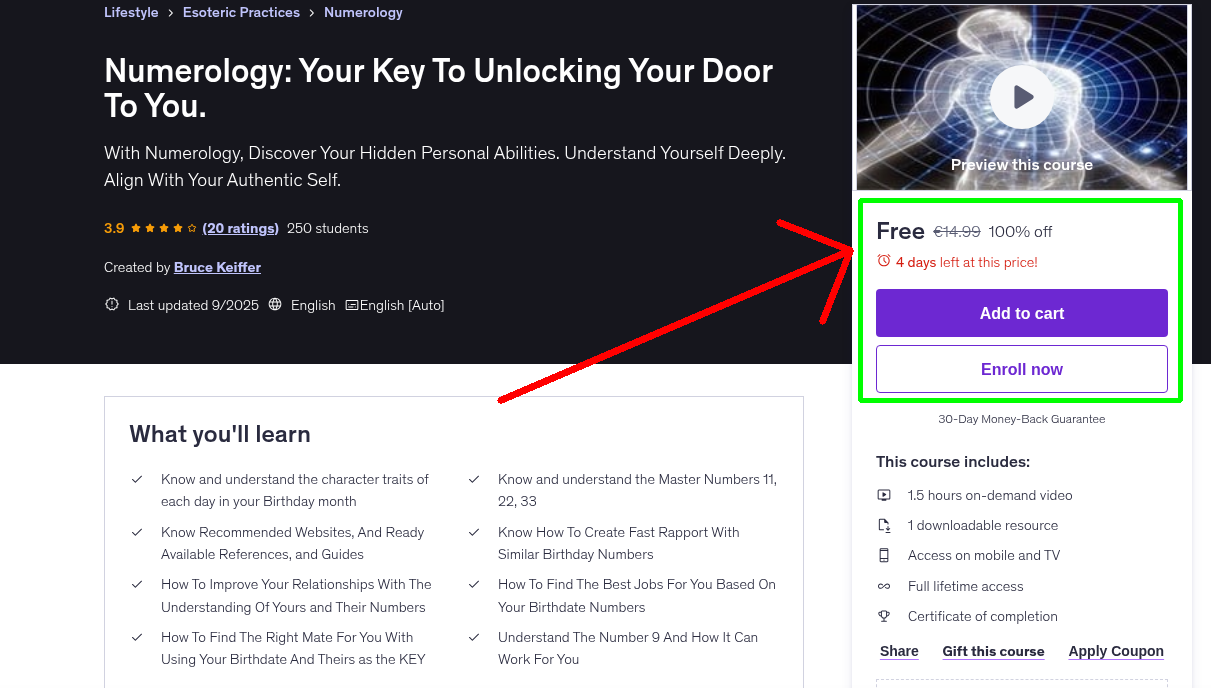 Numerology: Your Key To Unlocking Your Door To You.