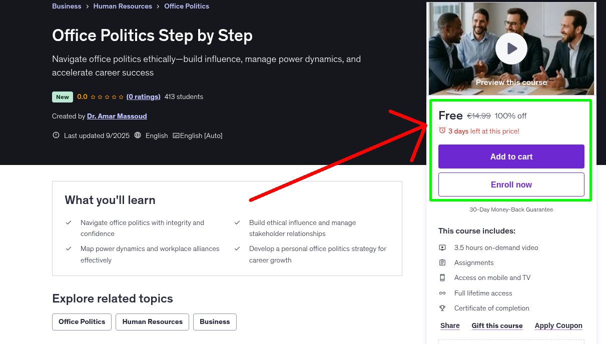 Office Politics Step by Step