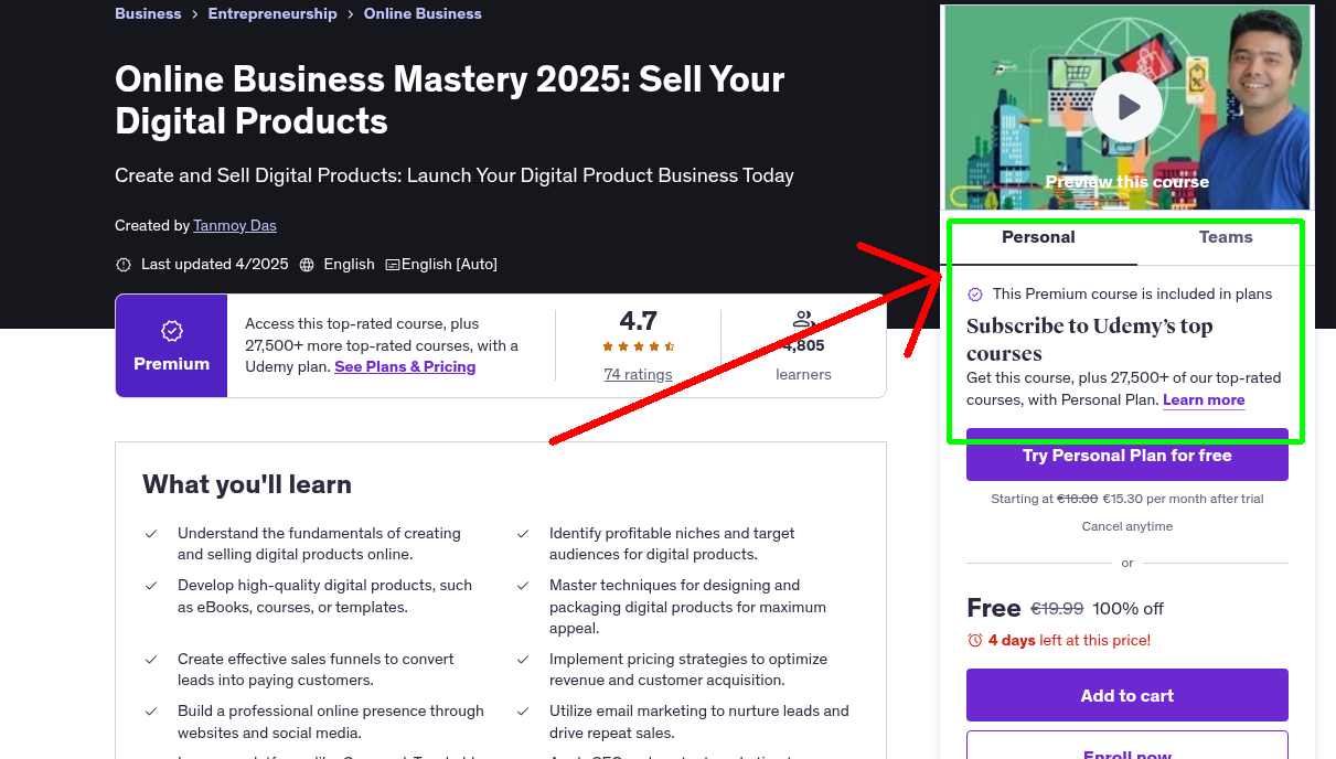 Online Business Mastery 2025: Sell Your Digital Products