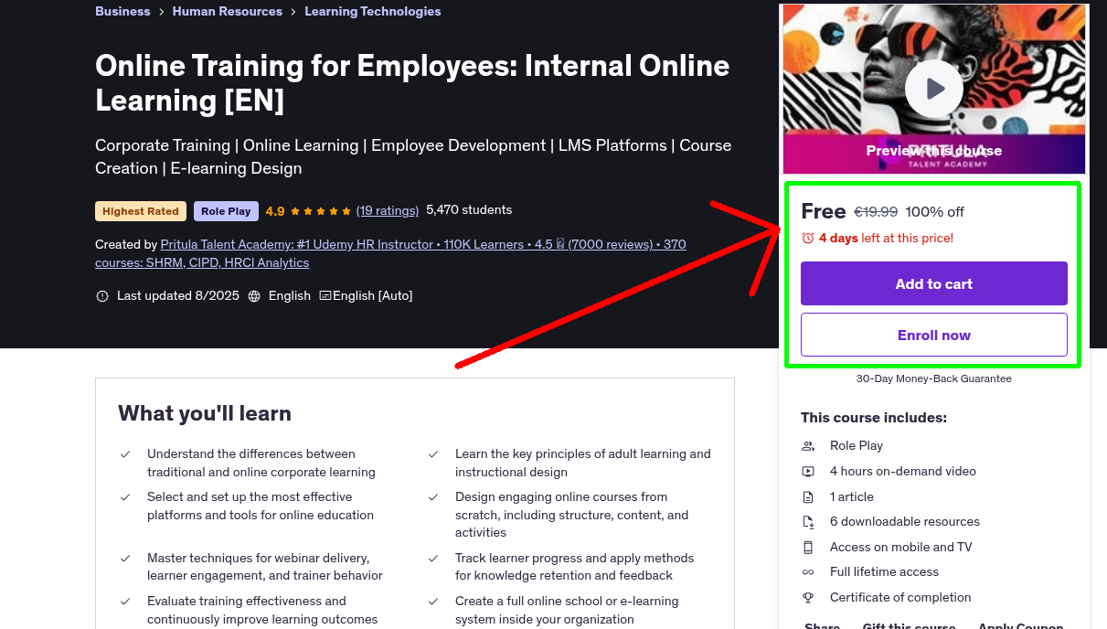 Online Training for Employees: Internal Online Learning [EN]
