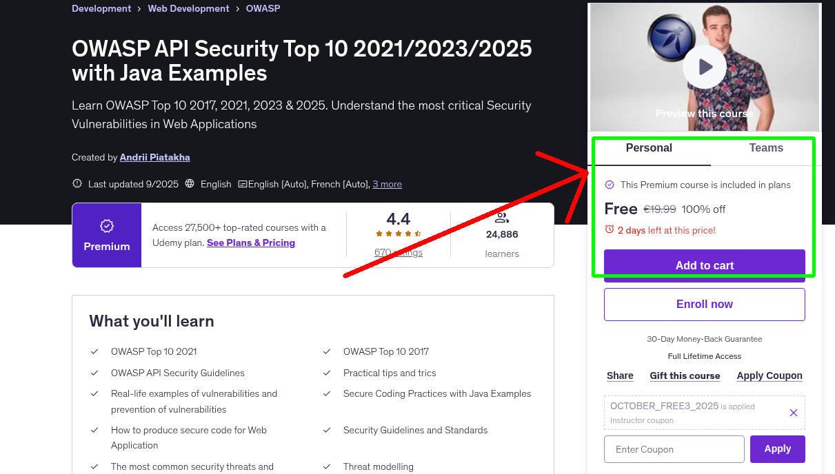 OWASP API Security Top 10 2021/2023/2025 with Java Examples