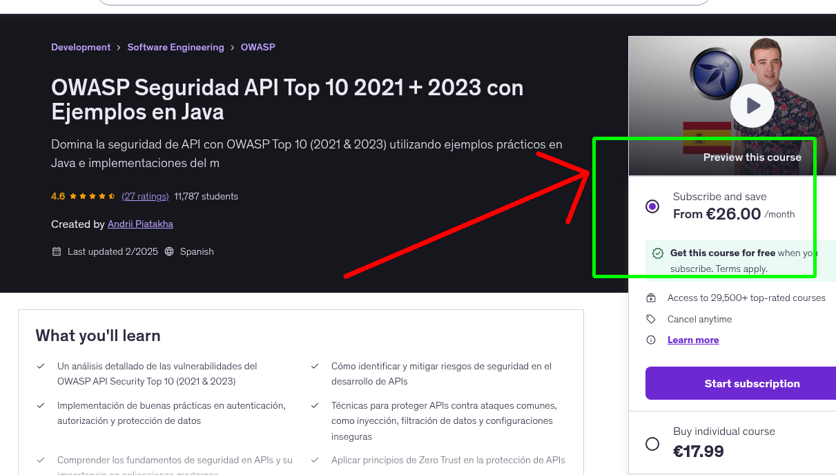 OWASP Seguridad API Top 10 2021 + 2023 con Ejemplos en Java
