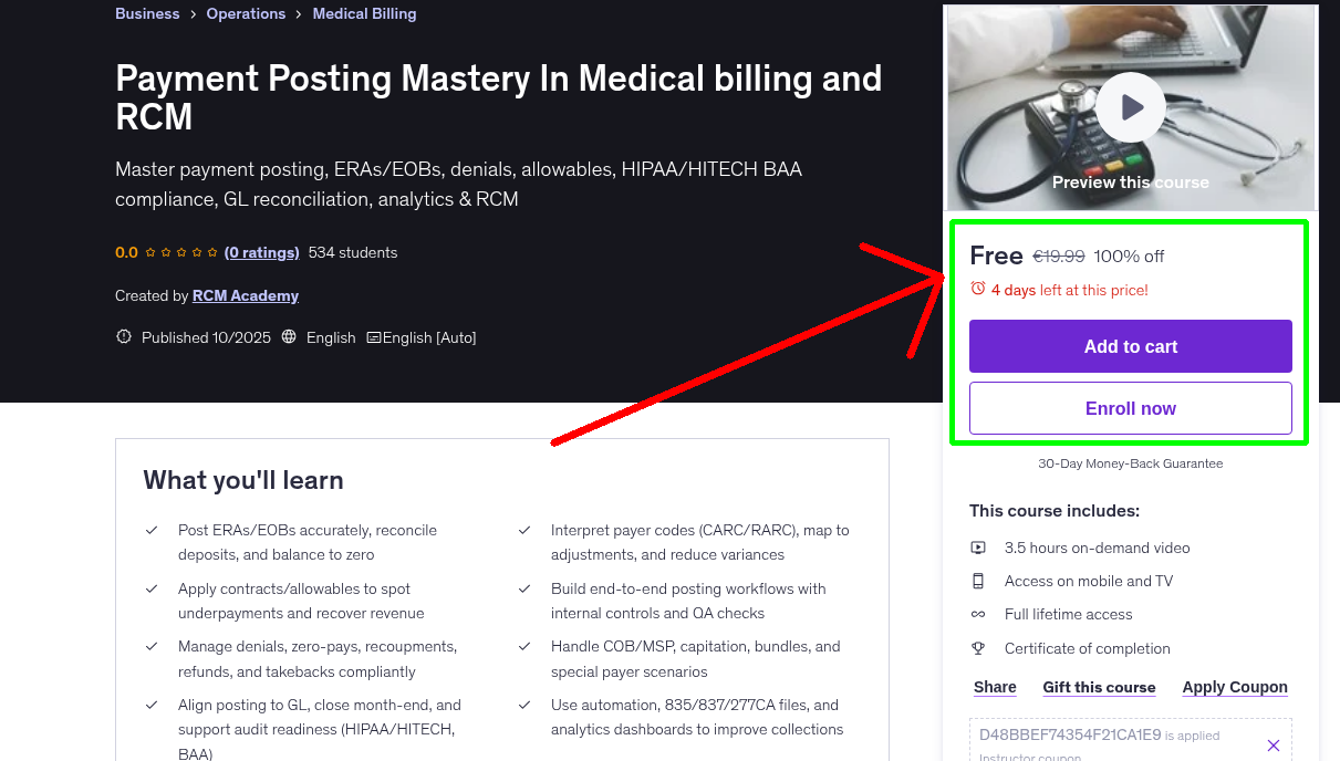 Payment Posting Mastery In Medical billing and RCM