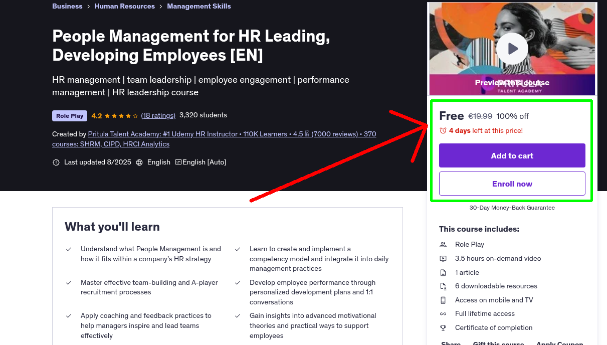 People Management for HR Leading, Developing Employees [EN]