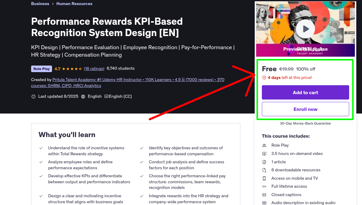 Performance Rewards KPI-Based Recognition System Design [EN]