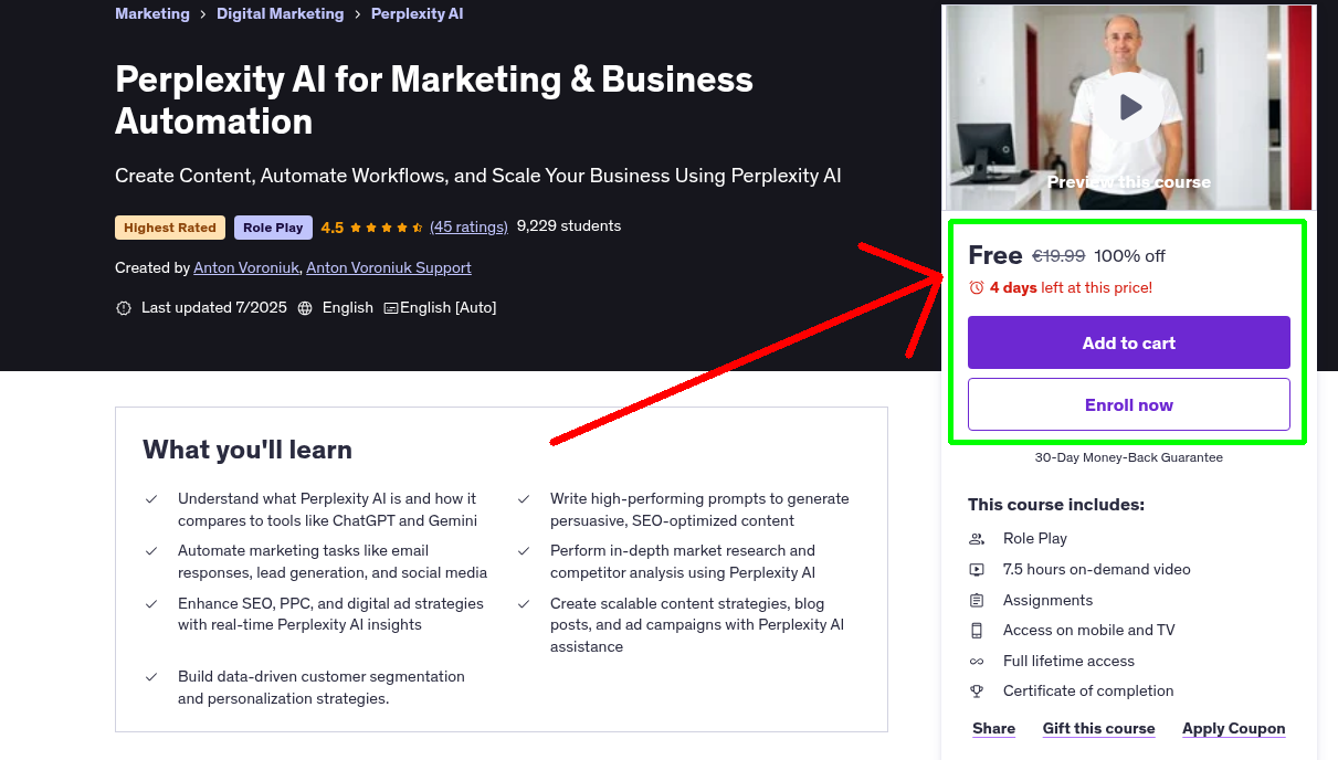 Perplexity AI for Marketing & Business Automation