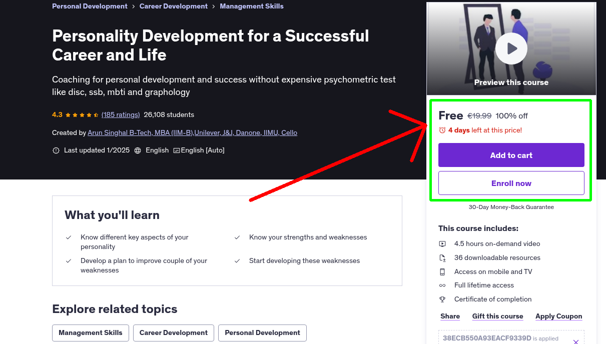 Personality Development for a Successful Career and Life