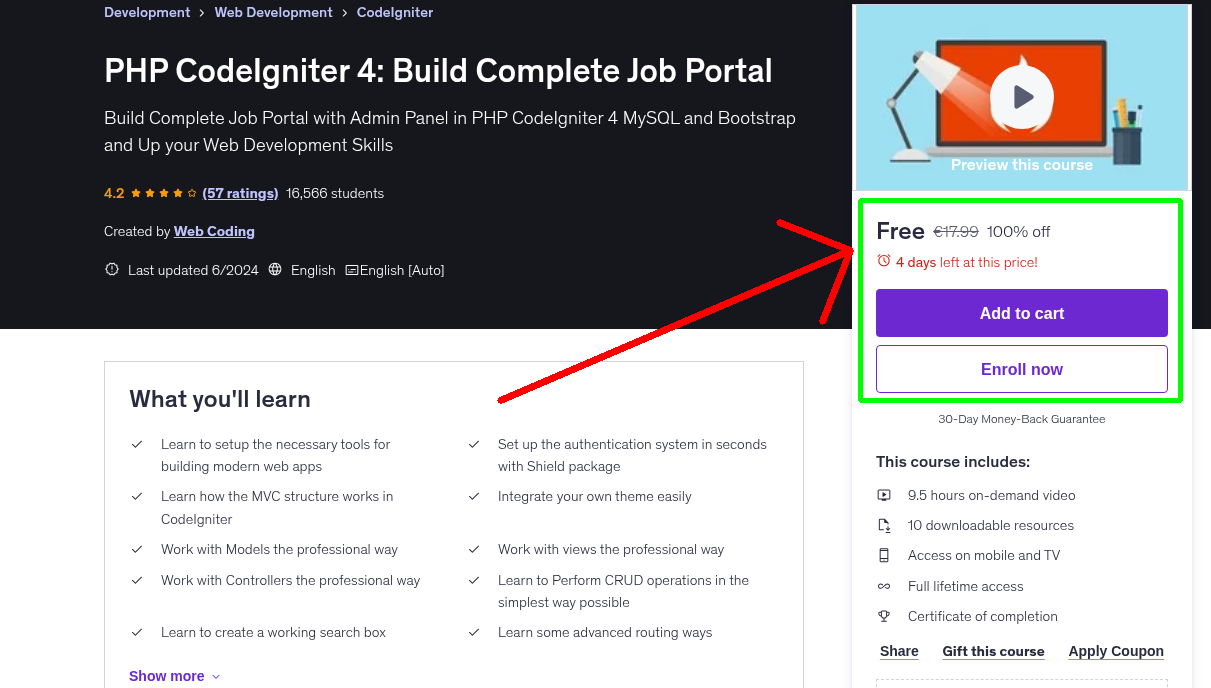 PHP CodeIgniter 4: Build Complete Job Portal